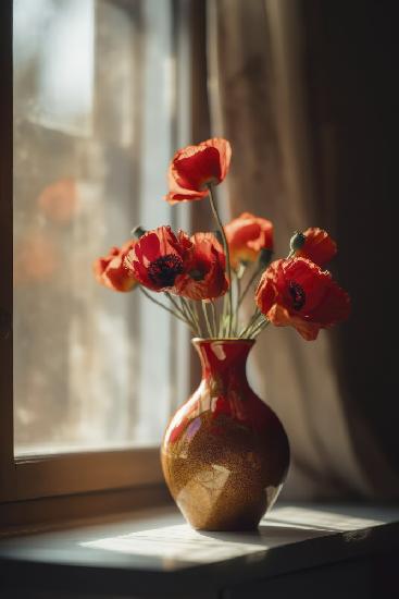 Mohn in der Vase