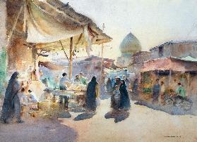 Light and Shade, Shiraz Bazaar, 1994 (w/c on paper) 