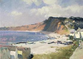 Summer Morning in Budleigh Salterton, 1989 