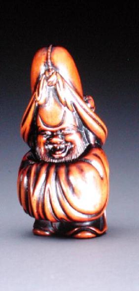 Netsuke, depicting Fukurokuju c.1750