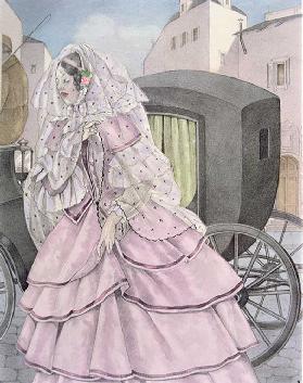 Illustration für Madame Bovary von Gustave Flaubert (1821-80), veröffentlicht von Gibert Jeune, 1953 1953