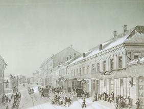 Die Kusnezki Most Strasse in Moskau