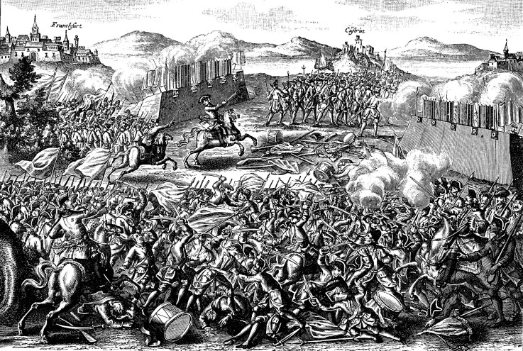 Die Schlacht bei Kunersdorf am 12. August 1759 von Unbekannter Künstler