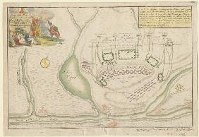 Plan der Schlacht von Cahul 1770