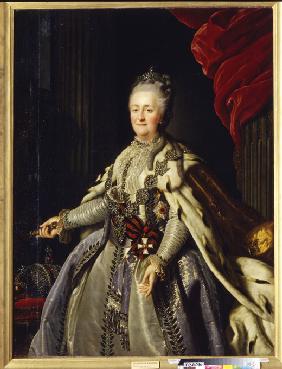 Porträt der Kaiserin Katharina II. (1729-1796)