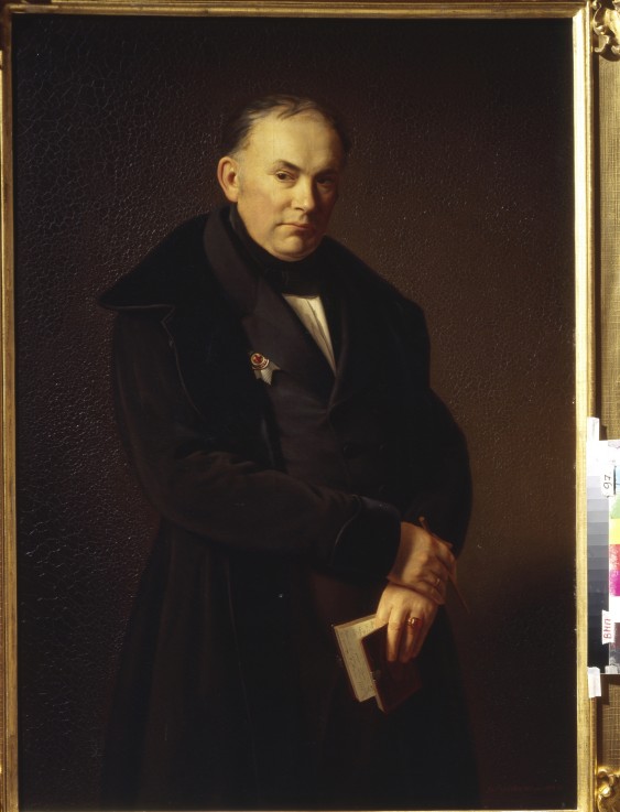 Porträt des Dichters Wassili Schukowski (1783-1852) von Unbekannter Künstler