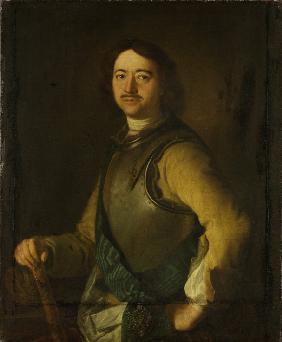 Porträt des Kaisers Peter I. des Grossen (1672-1725)