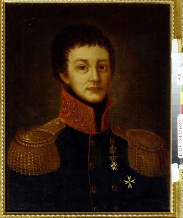 Porträt von Graf Michail Miloradowitsch (1771-1825) von Unbekannter Künstler