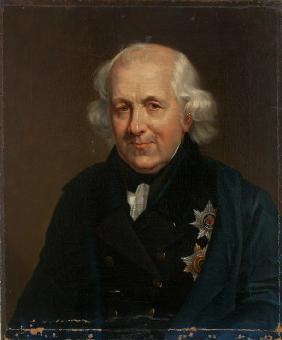 Porträt von Graf Nikolai Semjonowitsch Mordwinow (1754-1845), Admiral und Mitglied des Staatsrates