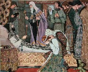 Deathbed of the Grand Duke Dmitry of Don (1350-89) c.1910