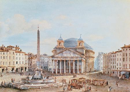 View of the Pantheon, Rome