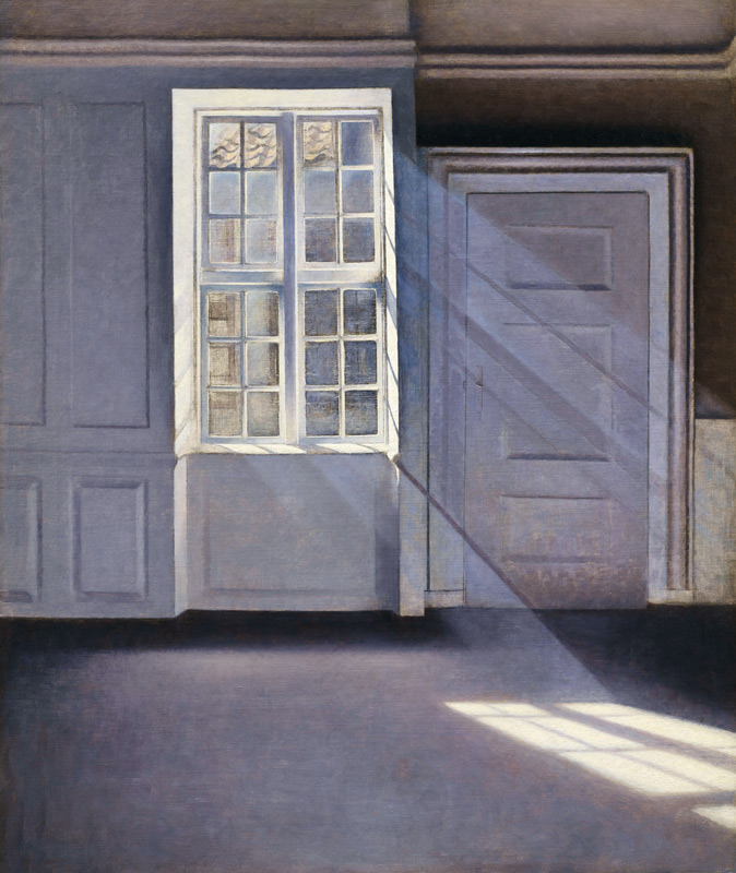 Dust Motes Dancing in the Sunbeams von Vilhelm Hammershoi