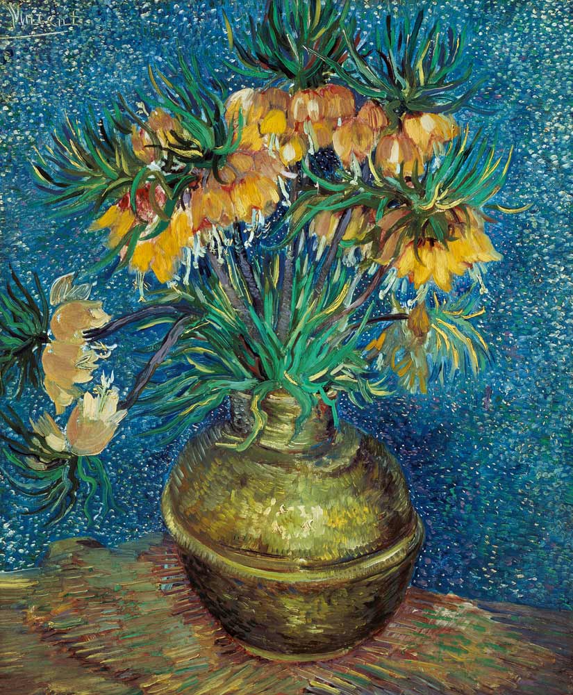 Kupfervase mit Kaiserkronen von Vincent van Gogh