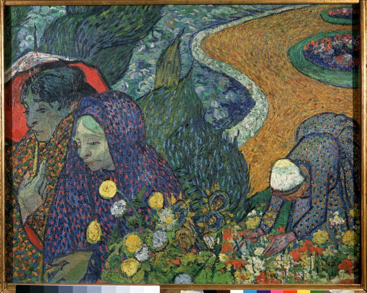 Frauen von Arles (Erinnerung an den Garten in Etten) von Vincent van Gogh