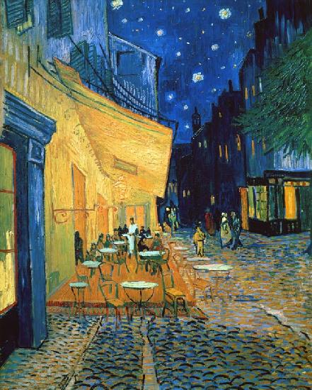 Caféterrasse bei Nacht 1888