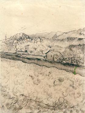 “Ummauertes Feld”, Studienblatt 1890