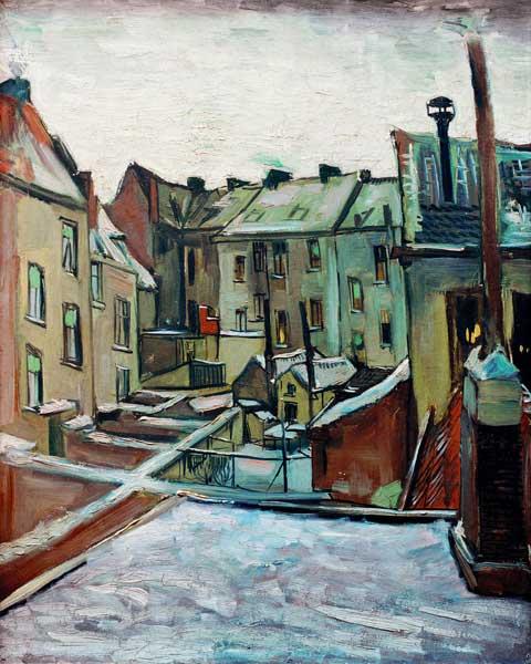 Backyards in Antwerp 1885