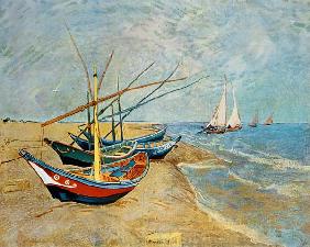 Boote am Ufer 1888