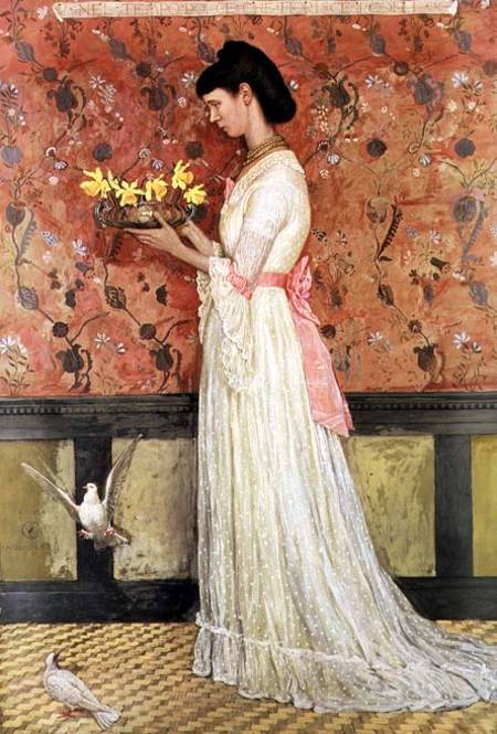 Portrait of Mrs Ingram Bywater von Walter Crane