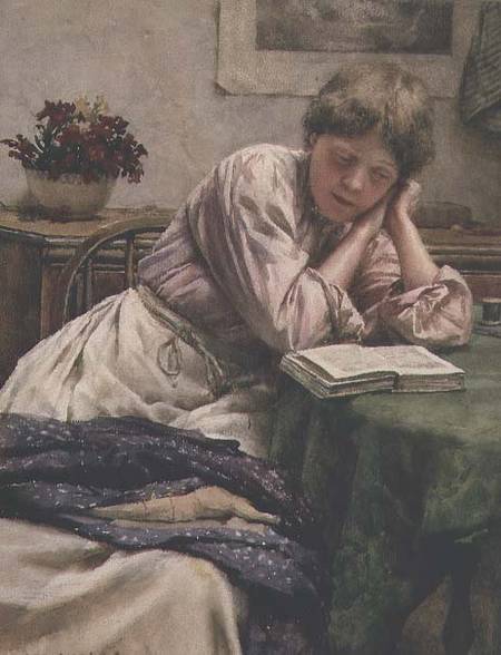 A Quiet Read von Walter Langley