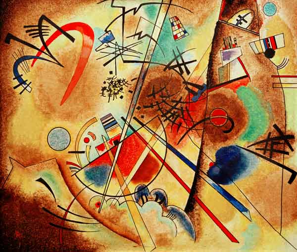 Kleiner Traum in Rot von Wassily Kandinsky