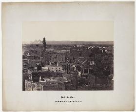 Partie du Caire, vue du Minaret de la Mosquée Touloun, No. 9