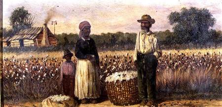 Cotton Pickers in the American South (board) (for pair see 67736) von William Aiken Walker