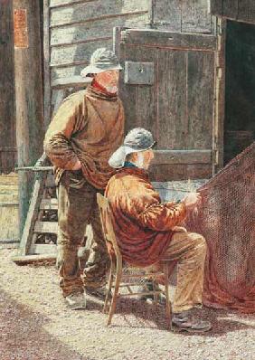 Mending the Nets, Hastings 1909  on