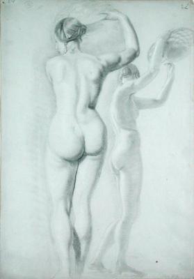 Figure studies (pencil on paper) von William Etty