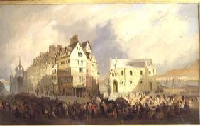 View of the Lawn Market, Edinburgh