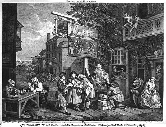 The Election II von William Hogarth