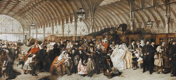 The Railway Station von William Powel Frith