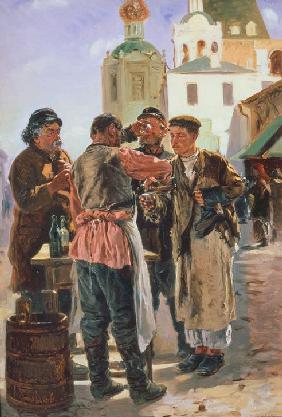 Kwaß-Verkäufer 1879