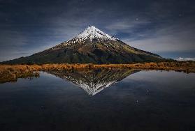 Mount Taranaki - A Starry Night