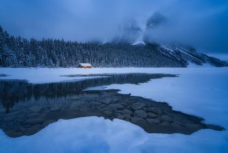 Blaue Zeit Lake Louise