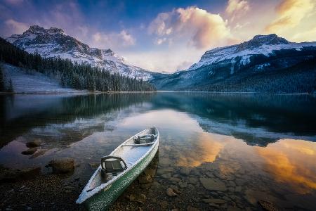 Erster Schnee Emerald Lake