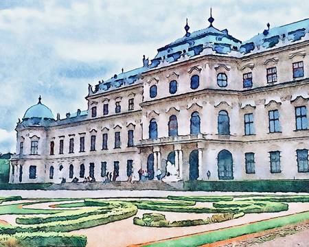 Schloß Belvedere, Wien, M1 2022